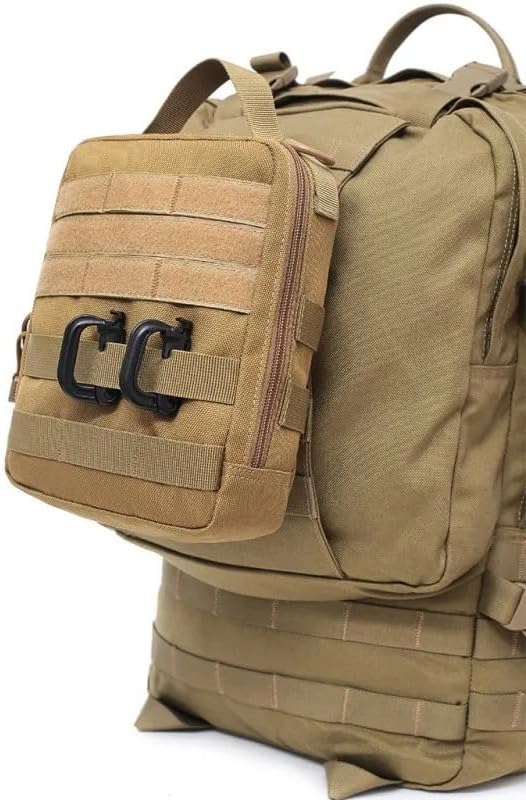 Tactical Backpack Tool Bag Utility Accessories Storage Handbag Outdoor Camping Hunting Survival Kit Medical PouchBrown