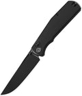 Petrified fish PFP14 Lis Folding Knife3.90 10Cr15CoMov Steel Black Stonewashed Blade G10 Handle Pocket Knife for Camping EDC Outdoor (Black Black Stonewashed)