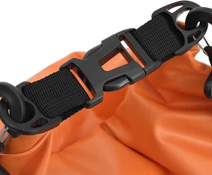 SKM Dry Bag with Zipper Orange 5.3 gal PVCOrange (Weight 1.19KG)