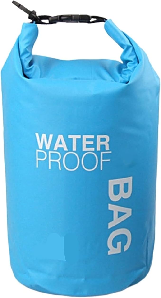 Waterproof Dry Bag Waterproof Swimming Bag Drifting Diving Shoulder Waist Pack Bag Underwater Mobile Phone Bags for Beach Boating Water Sports for SwimmingBoating(Blue-2L)