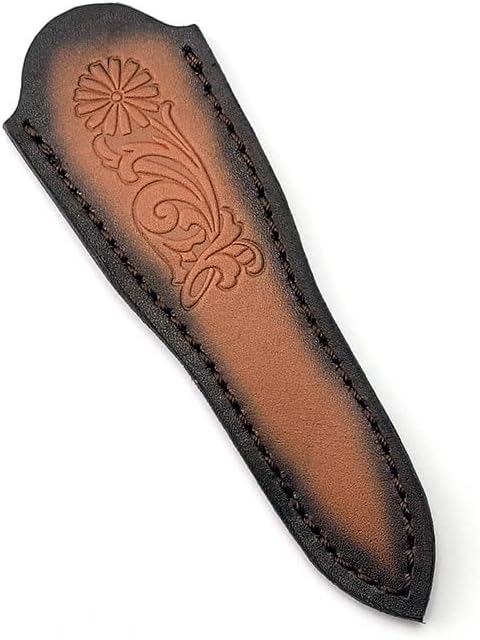 1PC Knife Sheath Handmade Leather Knife Scabbard for Tea Tools