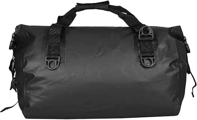 Large Waterproof Duffle Travel Dry Duffel Bag Heavy Duty Bag with Durable Straps &amp Handle for Fishing (Color : Black)
