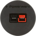 Powerwerx PanelPole1 Panel Mount Housing for a Single Anderson Powerpole Connector with a Weather Tight Cover