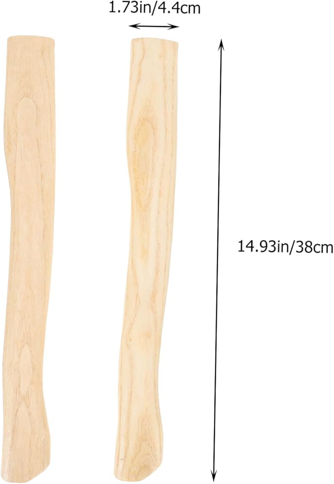 OSALADI 4 Pcs Ax Handle Replacement Handle Throwing Handle Wood Handle Accessory Hatchet Handle Hammer Handle Wooden Ax
