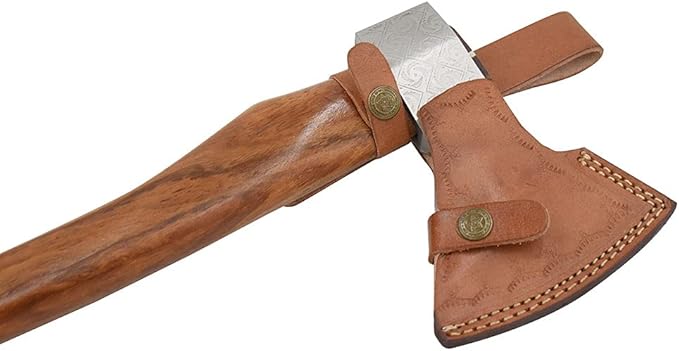 Medieval Warrior Custom Handforged Handmade Tomahawk Viking Tomahawk Axe-Camping Axe-Hunting Axe. (Wolf)