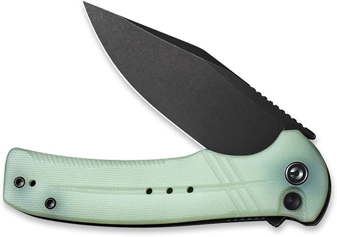 CIVIVI Cogent Button Lock Flipper Pocket Knife 14C28N Blade G10 Handle Good for Outdoor EDC Camping C20038D-3 (Natural)