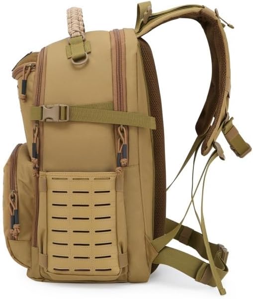 Tactical Backpack Military Molle Hiking 36-55L Traveling mountaineering outdoor waterproof multifunctional dark night camouflage