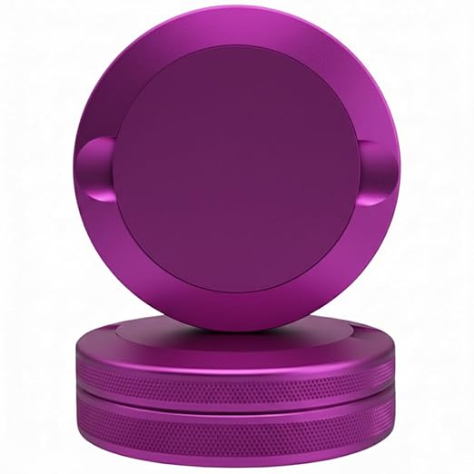Metal Tin Pouch Container with Lid – Aluminum Pocket Tin for Snus Nicotine &amp Caffeine Pouches Premium Pouch Holder Small Storage Tin Metal Container Can (Plum Purple)