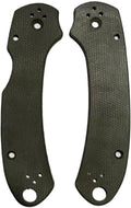1 Pair Custom Micarta Linen Scales Handle Replacement Fits for C223 Para3(Green)