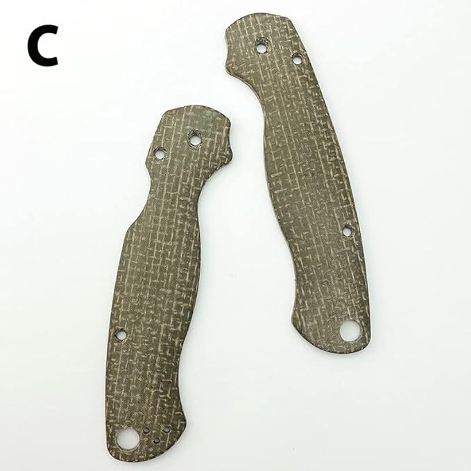1 Pair Custom Micarta Scales Fits for C81 Paramilitary 2 Premium Handle Patch DIY Replacement Accessory
