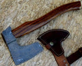 Axe Damascus Steel 15 Rose Wood Handle Axe/Hand Forged Woodsman Axe