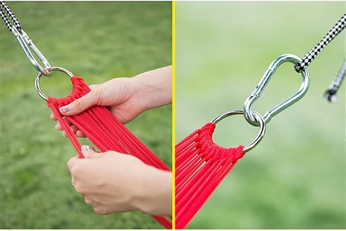Portable Hammock Portable Hammock Mesh Swing Seat Hammocks Easy to Hang Comfortable for Beach Garden Backyard for Backpacking Beach