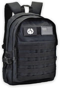 TORCH 30L Backpack Urban Tactical Outdoors MOLLE Bag for Every Day Carry fits 15” Laptop Airline Approved V2 (Black)