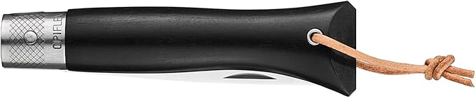 OPINEL NEO6 Folding Non-Locking Pocket Knife OPIFLEX Intuitive Design EDC Folder Wood Handles 2.75 in. Blade (Ebony)
