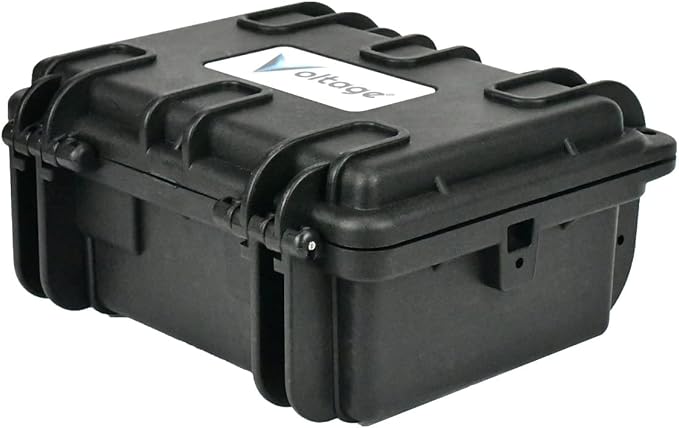 Voltage Waterproof Battery Box Enclosure with SAE Connector for 12V 9ah 12V 8ah or Lithium 12V 10ah Batteries Kayak Fishfinder GPS Lighting and Outdoor Solar Systems