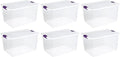 Sterilite 2194-1851 Sterilite 66 Quart Clearview Latch Stor