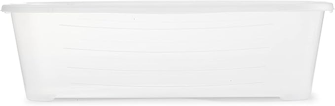 Life Story Durable 5.7-Liter Clear Shoe &amp Closet Storage Box Container (36 Pack)