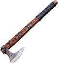 Custom Handmade Ragnor Lothbrok Viking Axe Handmade Hatchet Hunting Axe Carbon Steel Blade(FM-02)