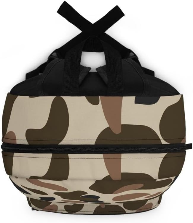 Old School Camo USA Flag Bookbag/American Flag Camo Backpack/Patriotic Camo Bag/Country Life Backpack