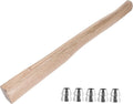 Totority 1set Wooden Hatchet Handle Set LARP Axe Handle Replacement Sturdy Material for Builders Carpenters