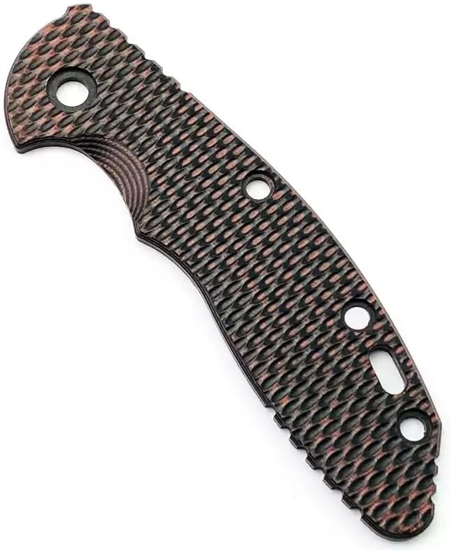 1 Pair Non-slip G10 Scales Blank DIY Replacement Fits for Rick Hinderer knives XM18 3.5