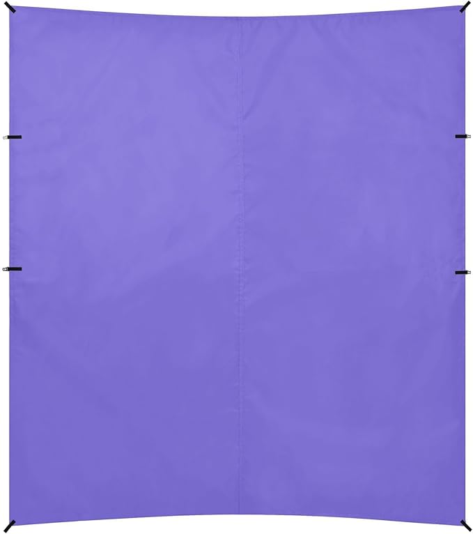 Slate Blue Purple Beach Cabana UPF50+ Protection Easy Setup Large Portable Sun Shelter with Sandbags Sand Shovel Poles for Camping Picnics Backyard