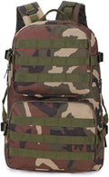 Outdoor Sports Pack Hiking Bag Tactical Rucksack Camo Knapsack Combat Camouflage Tactical 45L Molle Backpack