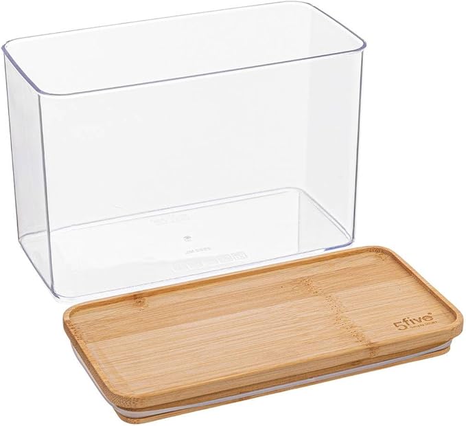 5five - Rectangular box eske with bamboo lid 2L