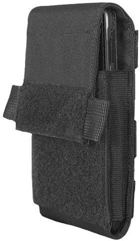 Fox Outdoor Products Tactical Cell Phone Pouch – Modular Case with Front Flap Access Hook-Back Web Straps Durable Double-Lined Design