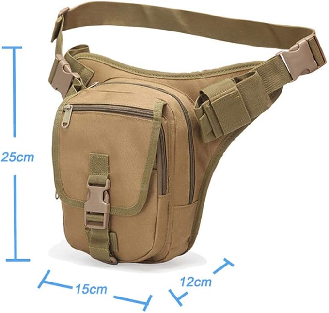 Outdoor Sports Hiking Versipack Camouflage Bag Tactical Leg Pack - Green