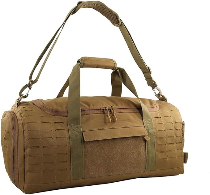 Outdoor Sports Hiking Sling Bag Shoulder Pack Camouflage Tactical Carry Bag - Tan