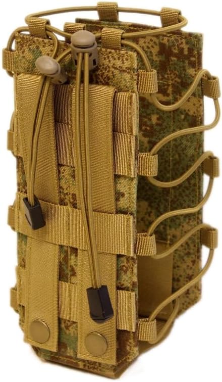 Looyoo/A22 Tactical Water Bottle Holder Pouch MOLLE Compatible Adjustable Bottle Carrier Bag.