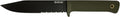 Cold Steel Exclusive SRK Fixed Blade Knife 6 Partially Serrated Clip Point SK-5 Black Blade Kray-Ex Handle OD Green