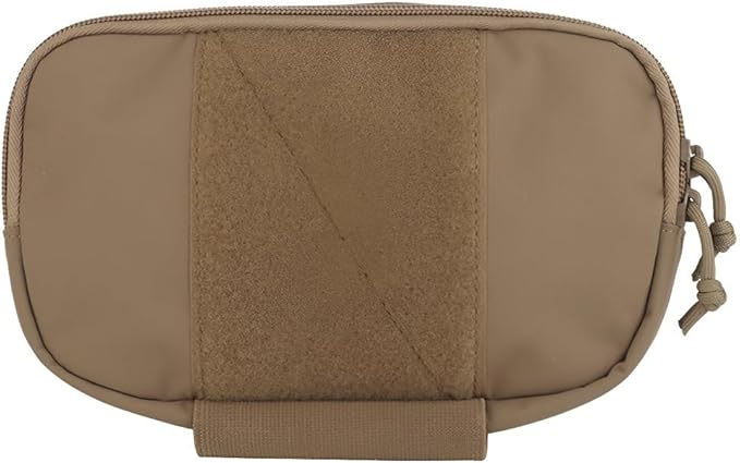 Small Multi-Purpose Task Bag Nylon Utility Pouch With Inner Hook-and-Loop Panel &amp Elastic Straps For Team Activities Tactical Games (25x16cm)
