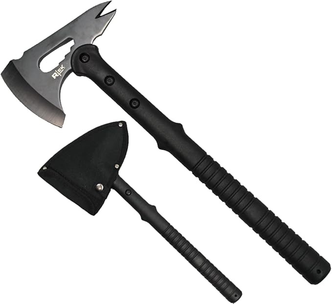 Rtek 16.75 Claw Spike Tactical Tomahawk Hatchet Light Weight Survival Axe Tool with Sheath (Tactical Axe Claw Spike)