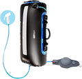 Portable Camping Outdoor Shower Bag BPA-Free 5 Gallons/20L Solar Heating Camp Leak Proof Shower Bag with Thermometer High Pressure Foot Pump kit for Camping Road Travel
