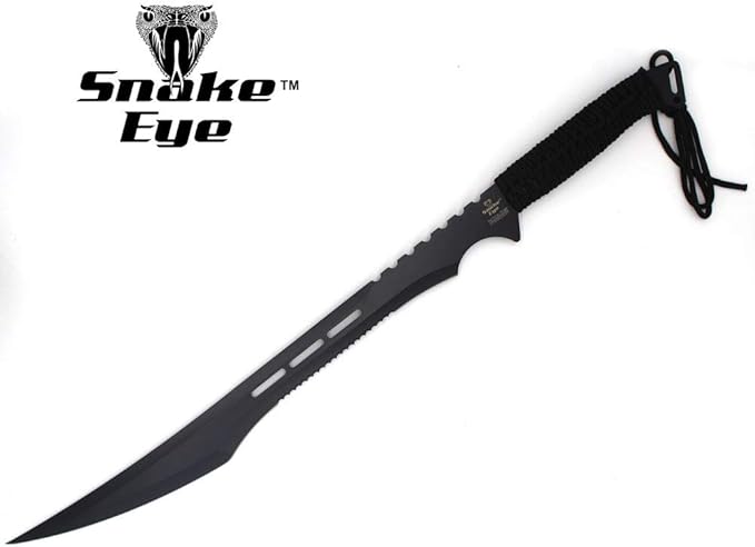 Snake Eye Tactical Fantasy Sword w/Nylon Sheath Machete Outdoors Camping