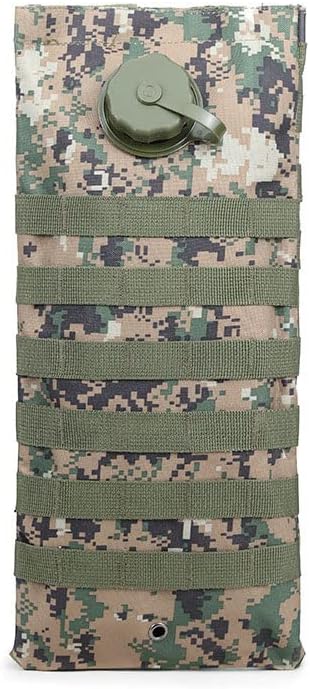 Tactical Molle Hydration Pack Hiking Water Pouch Bag Outdoor Sports Camouflage Combat Gear
