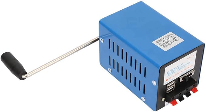 USB crank generator hand crank power generator portable mobile emergency power generator manual power supply emergency charger for camping outdoor garden generators