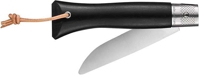 OPINEL NEO6 Folding Non-Locking Pocket Knife OPIFLEX Intuitive Design EDC Folder Wood Handles 2.75 in. Blade (Ebony)