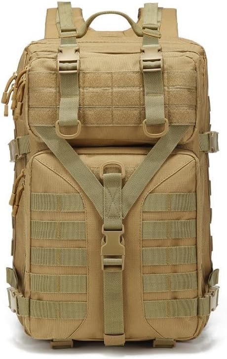 Tactical Backpack Military Molle Hiking Sports camping picnic mountaineering camouflage black
