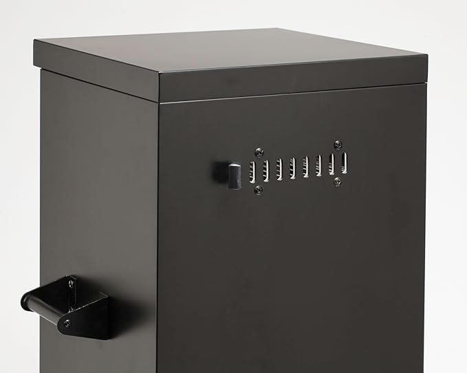 Cuisinart 36” Vertical Propane Smoker 4 Removable Racks Spacious BBQ Smoker with Wood and Water Trays 15000 BTU Heat for Smoked Meat Brisket Jerky Fish Perfect for Tailgates Backyard Camping