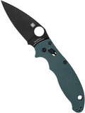Spyderco Manix 2 Folding Pocket Knife with 3.3 CPM CRU-Wear Steel Blade and G-10 Handle - EDC Knife for Men and Women Perfect for Hunting Tactical Camping Survival - PlainEdge - C101GPFGBK2