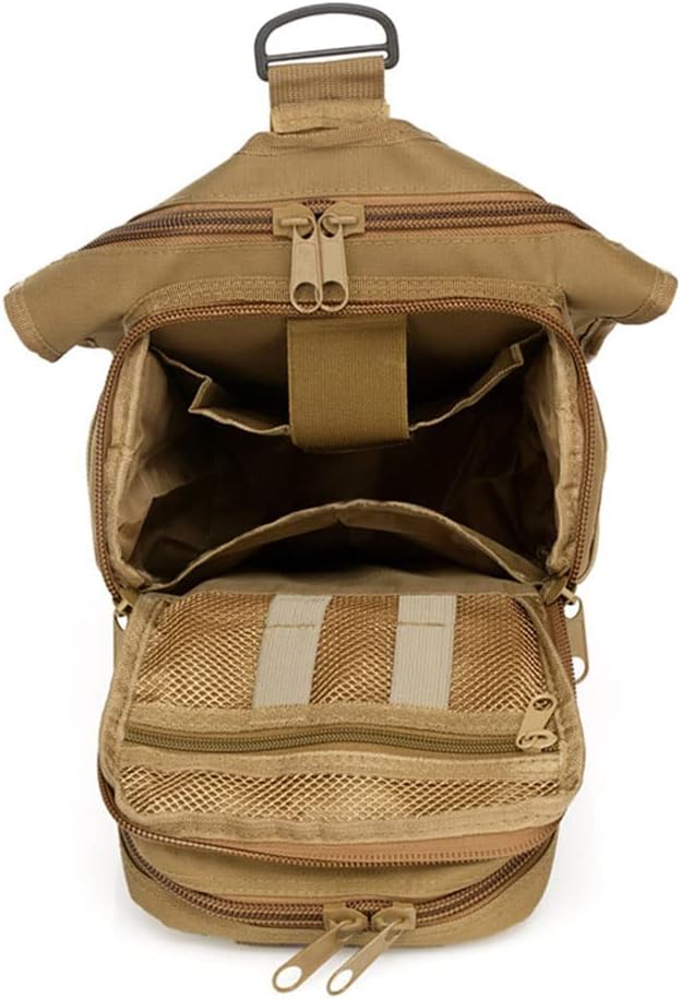 Outdoor Sports Hiking Sling Bag Shoulder Gear Pack Chest Range Bag Molle Camouflage Tactical Versipack