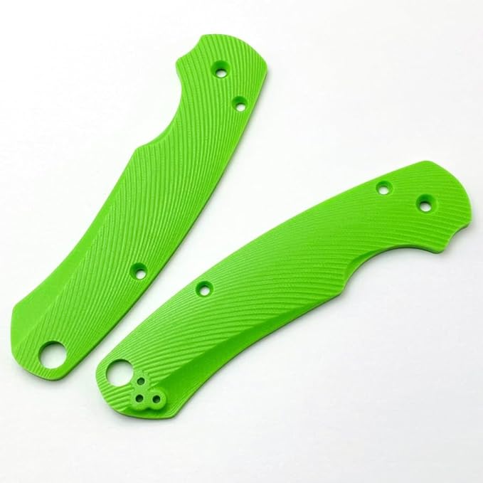 1 Pair Custom G10 Scales Handle in Green Color Fits for C81 DIY Making Handle Patch Replacement Accessory