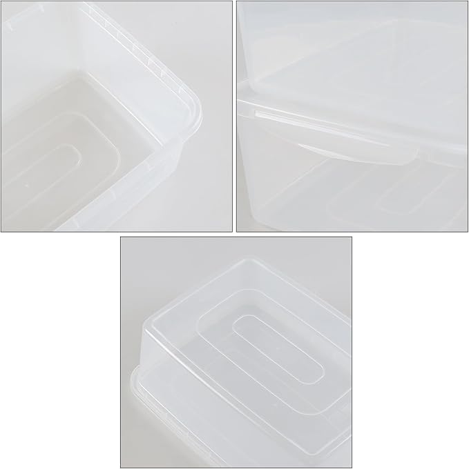4-Pack Proofing Container with 14 L Capacity Dough Rising Box for Bread Sourdough Pizza