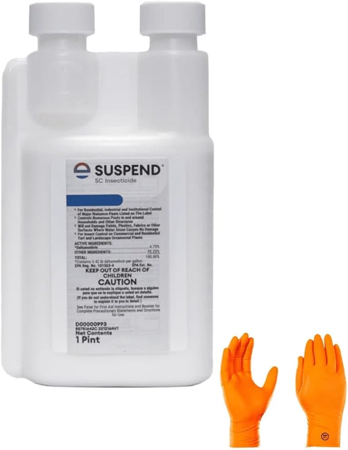 Envu Suspend Insecticide 16oz | Premium USA Supply Gloves for Safe Eradication | USA Supply Pest ID Card