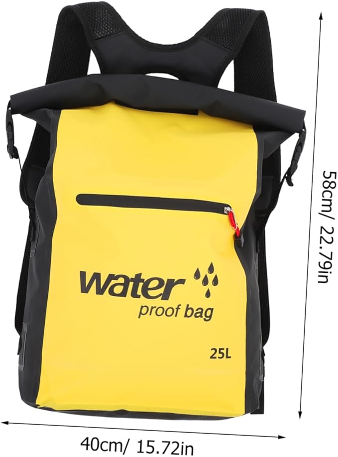 VANZACK Professional Waterproof Design 25l Dry Bag Backpack Beach Bag Tote Pvc Material for Outdoor Activities