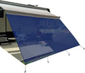 Tentproinc RV Awning Sunshade Screen 8' X 20' 3'' (Fit for 21' Awning) Mesh Sun Shade for RV Awning Sunscreen Block UV Glare Motorhome Camping Trailer Awning Shadescreen - 3 Year Warranty (Navy Blue)