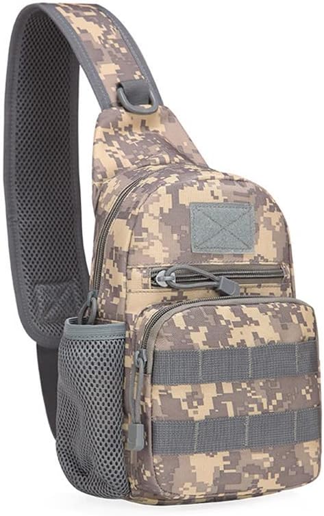 Outdoor Sports Hiking Sling Bag Shoulder Pack Camouflage Tactical Molle Chest Bag